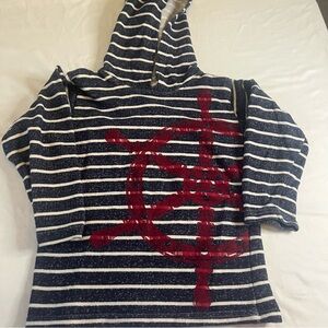 Tumbleweed Nautical Striped Kids Hoodie